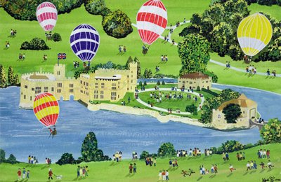 Ballooning at Leeds Castle by Judy Joel